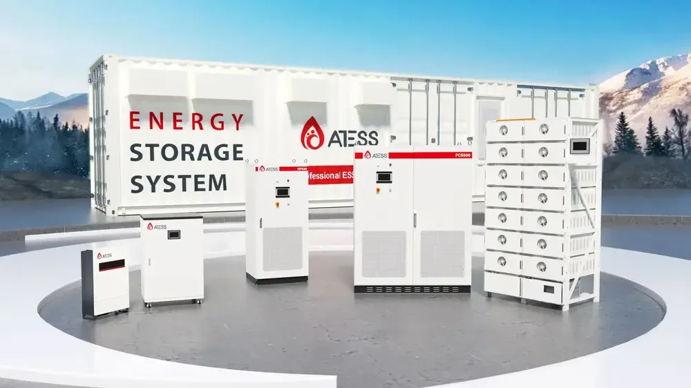 ATESS Energilagring 1000kW / 2000kWh